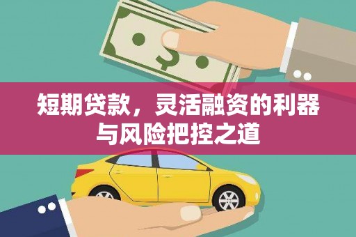 新北短期贷款，灵活融资的利器与风险把控之道