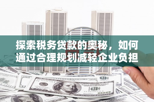 新北探索税务贷款的奥秘，如何通过合理规划减轻企业负担