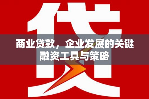 新北商业贷款，企业发展的关键融资工具与策略