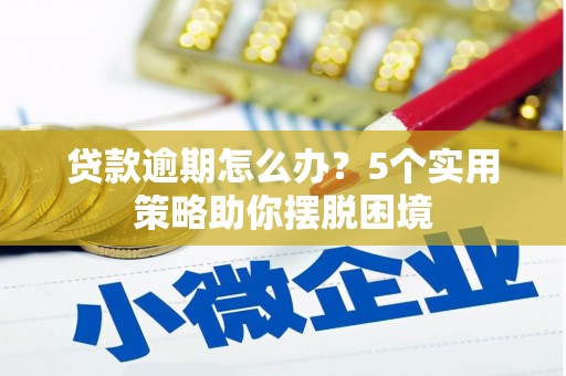 新北贷款逾期怎么办？5个实用策略助你摆脱困境