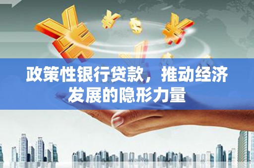 新北政策性银行贷款，推动经济发展的隐形力量