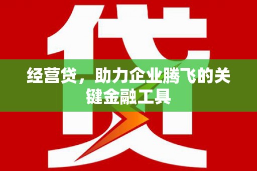 新北经营贷，助力企业腾飞的关键金融工具