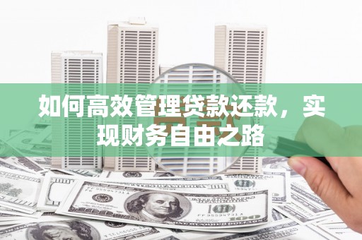 新北如何高效管理贷款还款，实现财务自由之路