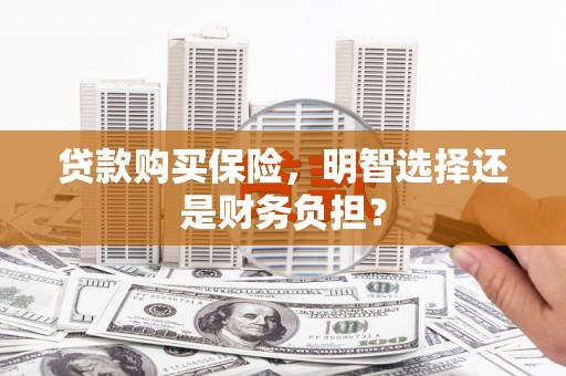 新北贷款购买保险，明智选择还是财务负担？