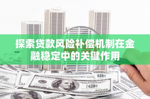 新北探索贷款风险补偿机制在金融稳定中的关键作用