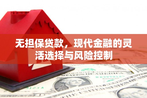 新北无担保贷款，现代金融的灵活选择与风险控制