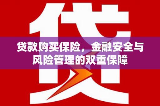 新北贷款购买保险，金融安全与风险管理的双重保障