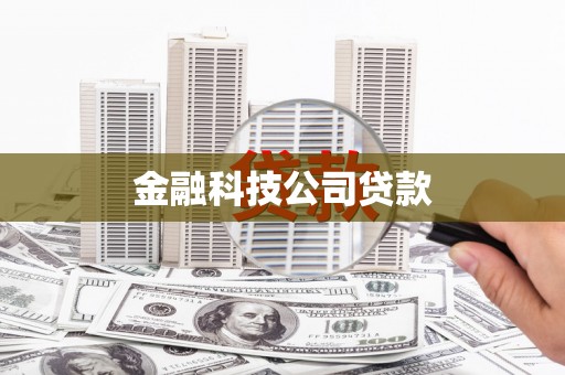 新北金融科技公司贷款