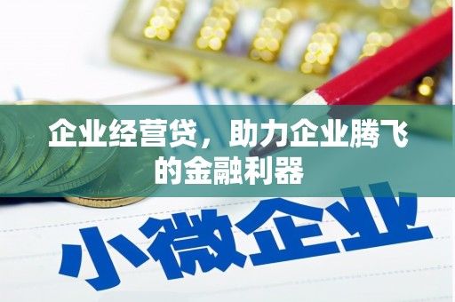 新北企业经营贷，助力企业腾飞的金融利器