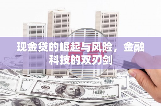 新北现金贷的崛起与风险，金融科技的双刃剑