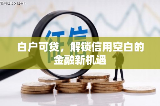 新北白户可贷，解锁信用空白的金融新机遇