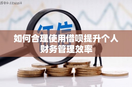新北如何合理使用借呗提升个人财务管理效率