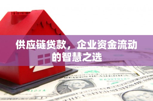新北供应链贷款，企业资金流动的智慧之选