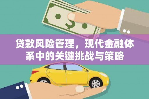 新北贷款风险管理，现代金融体系中的关键挑战与策略