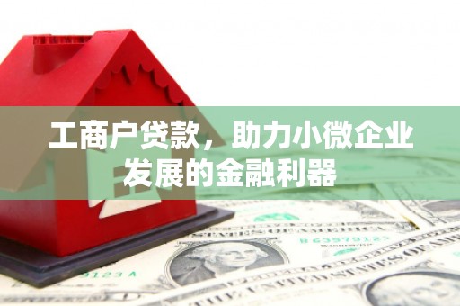 新北工商户贷款，助力小微企业发展的金融利器