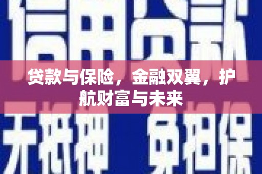 新北贷款与保险，金融双翼，护航财富与未来