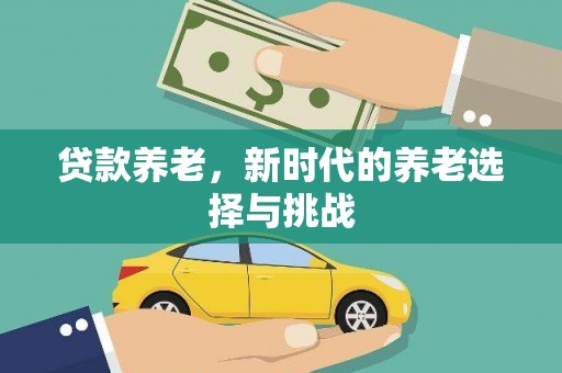 新北贷款养老，新时代的养老选择与挑战