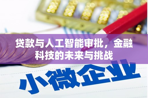 新北贷款与人工智能审批，金融科技的未来与挑战