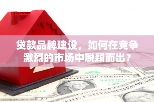 新北贷款品牌建设，如何在竞争激烈的市场中脱颖而出？
