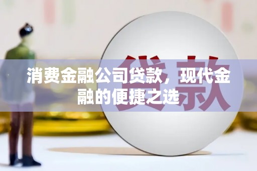 新北消费金融公司贷款，现代金融的便捷之选